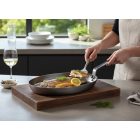 Carbone Plus ovális halsütő Vasserpenyő, 40x28 cm, de Buyer - PFAS-mentes