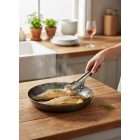 Carbone Plus ovális halsütő vasserpenyő, rövid oldali nyél, 36x26 cm, de Buyer - Prémium minőség