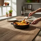 CHOC E-TREME szeletsütő serpenyő öntött alumínium testtel (7 mm) kerámia bevonattal, 28 cm-es