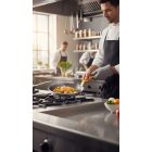 Serpenyő, 24 cm, sárga nyél, Choc Resto Induction, tapadásmentes bevonat, de Buyer