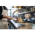 Serpenyő, 24 cm, sárga nyél, Choc Resto Induction, tapadásmentes bevonat, de Buyer