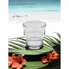 Elegáns Dude üvegpohár 280 ml kapacitással, sorolható design