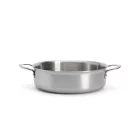 ALCHIMY 5 literes indukciós alacsony lábas lézer gravírozott űrmérték jelöléssel, 24 cm átmérő a de Buyer-től
