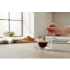 Ischia kávéscsésze szett, csésze és alj, 80 ml, üveg