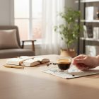 Ischia kávéscsésze szett, csésze és alj, 80 ml, üveg