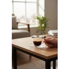 Ischia kávéscsésze szett, csésze és alj, 80 ml, üveg