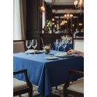 Asztalterítő 140*140 cm kék damaszt abrosz