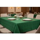 Asztalterítő 140*140cm zöld damaszt abrosz