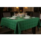 Asztalterítő 140*180 cm zöld damaszt abrosz