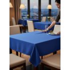 Asztalterítő 68*68 cm kék damaszt