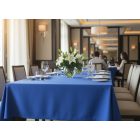 Asztalterítő 68*68 cm kék damaszt
