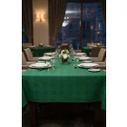 Asztalterítő 140*220 cm zöld damaszt abrosz