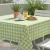 Asztalterítő 140*140 cm zöld kockás abrosz