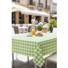 Asztalterítő 140*100 cm zöld kockás abrosz