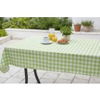 Asztalterítő 140*100 cm zöld kockás abrosz