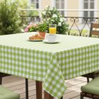 Asztalterítő 140*180 cm zöld kockás abrosz