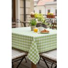 Asztalterítő 140*180 cm zöld kockás abrosz