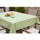 Asztalterítő 140*180 cm zöld kockás abrosz