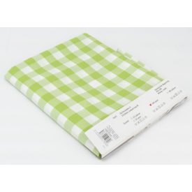 Asztalterítő 140*220 cm zöld kockás abrosz