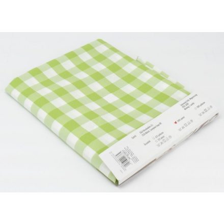 Asztalterítő 140*220 cm zöld kockás abrosz