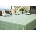 Asztalterítő 140x100 cm almazöld, damaszt szennytaszító