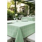 Asztalterítő 140x180 cm almazöld damaszt szennytaszító