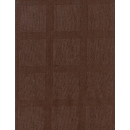 Asztalterítő 140x180 cm sötétbarna damaszt szennytaszító