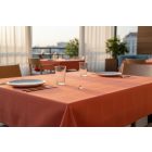 Asztalterítő 140x180 cm terrakotta damaszt szennytaszító