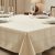 Asztalterítő 140x220 cm ekrü damaszt szennytaszító