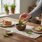 90 ml-es Tierra tálka, kemény porcelánból, előételekhez és öntetekhez