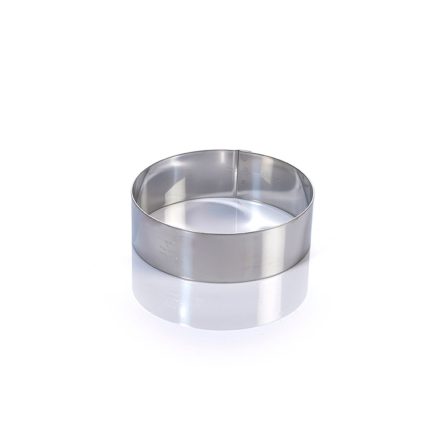 Tortakarika-sütőkeret átmérő 12 cm magasság 4 CM, rozsdamentes - Martellato minőség