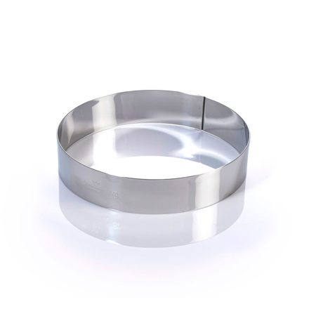 Tortakarika-sütőkeret átmérő 16 cm magasság 4 CM, rozsdamentes - Martellato minőség