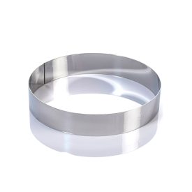   Tortakarika-sütőkeret átmérő 20 cm magasság 4 CM, rozsdamentes - Martellato minőség