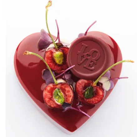 Martellato csokoládé bélyegző Love felirattal, 6 cm