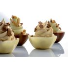 Mini csokoládékapszli forma (20GU002), 275x175 mm, polikarbonát