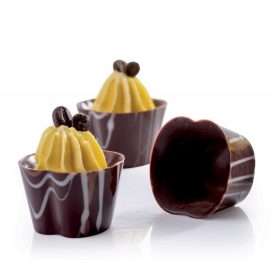   Mini csokoládékapszli forma (20GU004), 275x175 mm, polikarbonát