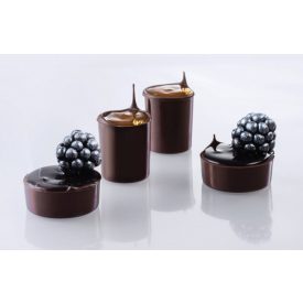   Mini csokoládékapszli forma (20GU006), 275x175 mm, polikarbonát