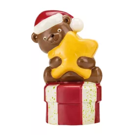   Cuddly Bear, 3D csokoládé öntőforma (20SR107), 275x175 mm, polikarbonát, Spinning Mould