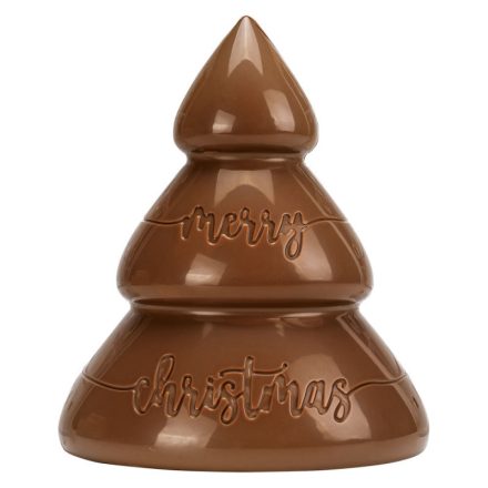 Boldog Karácsonyt, 3D csokoládé öntőforma (20SR108A), 275x175 mm, polikarbonát, Spinning Mould