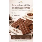 Martellato 20TC005 táblás csokoládéforma 5 db 130×55×8 mm