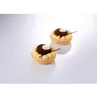 Üvegszálas sütőforma, 2x6 adag, 85 mm átm., 20 mm mély, 2 db 30x40 cm, mikroperforált