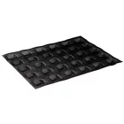 Üvegszálas sütőforma, 2x30 adag, 35x35 mm, 16 mm mély, 2 db 30x40 cm, mikroperforált