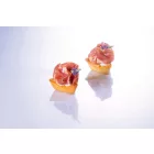 Üvegszálas sütőforma, 2x15 adag, 60 mm átm., 25 mm mély, 2 db 30x40 cm, mikroperforált