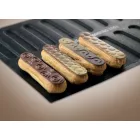 Üvegszálas sütőforma, 2x16 adag, 120x25 mm, 6 mm mély, 2 db 30x40 cm, mikroperforált