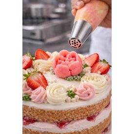 Cukorvirág cső (0058), rozsdamentes