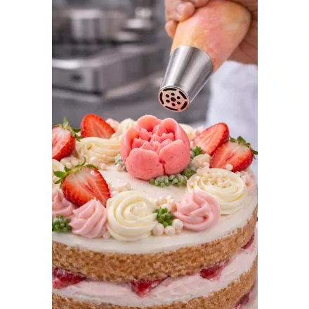 Cukorvirág cső (0058), rozsdamentes