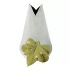 Levél, magmintás cső (1605), 8 mm, rozsdamentes