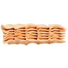 Dekorcső (9017), cakkozott, 17 mm, rozsdamentes