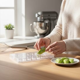 Bonbon csokoládéforma (MA1004), 275x175 mm, polikarbonát