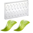 Bonbon csokoládéforma (MA1004), 275x175 mm, polikarbonát